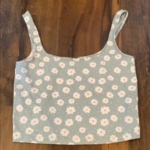 Floral Cropped Tank